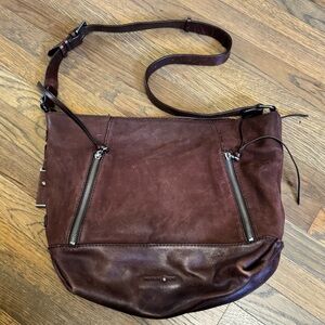 Treasure & Bond Dark Brown Leather Hobo bag